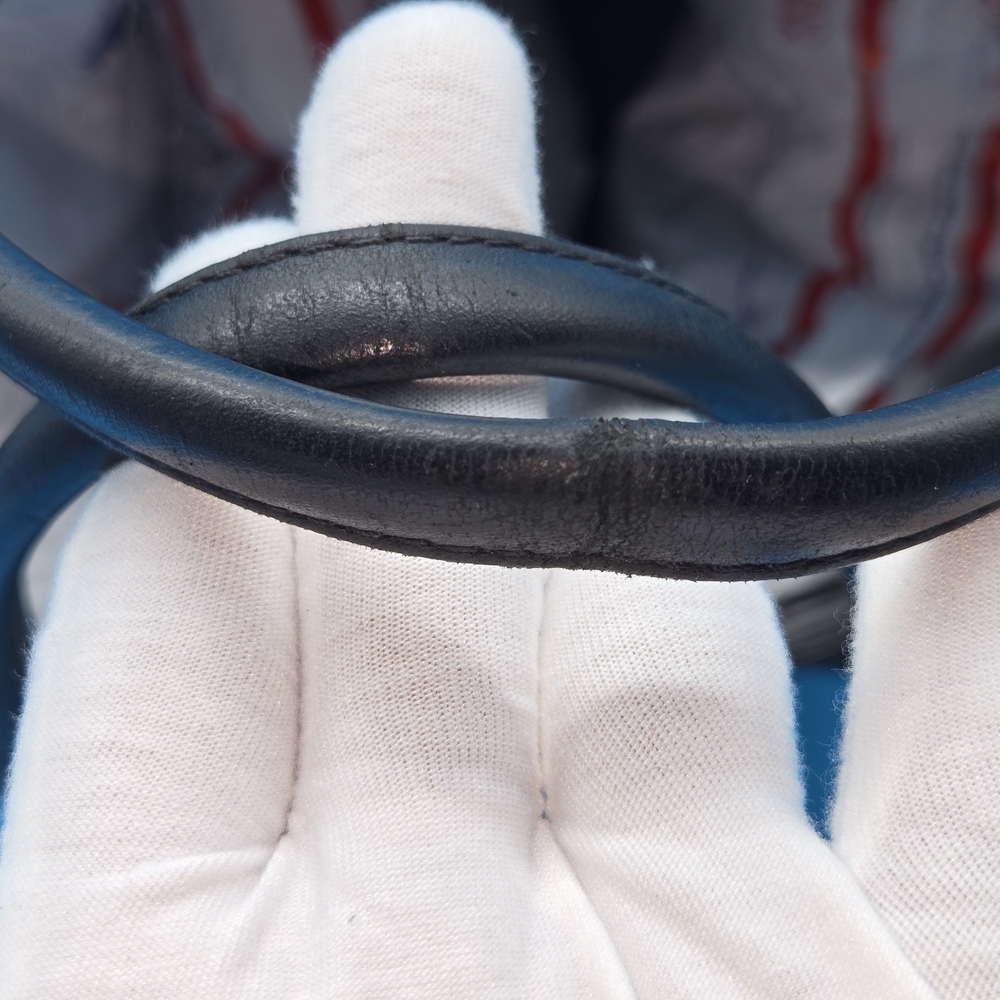 MCM Black Embossed Tote Bag - Picture 5 of 11